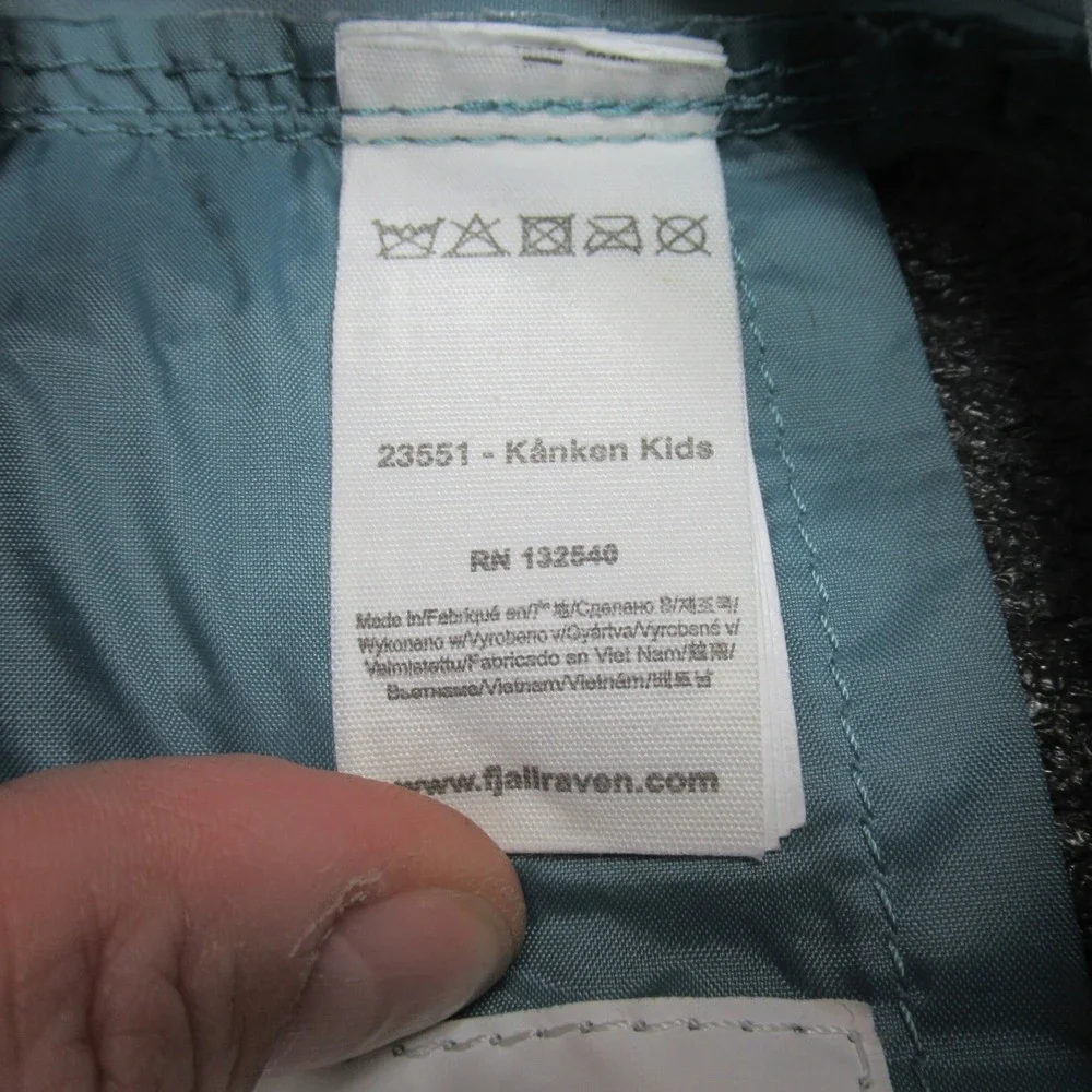 Fjallraven Kanken Backpack Kids Blue School‎ Bag Daypack Multi Pocket Vietnam